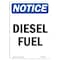 Signmission Safety Sign, OSHA Notice, 18" Height, Rigid Plastic, Diesel Fuel Sign, Portrait OS-NS-P-1218-V-11009 - alternate 1